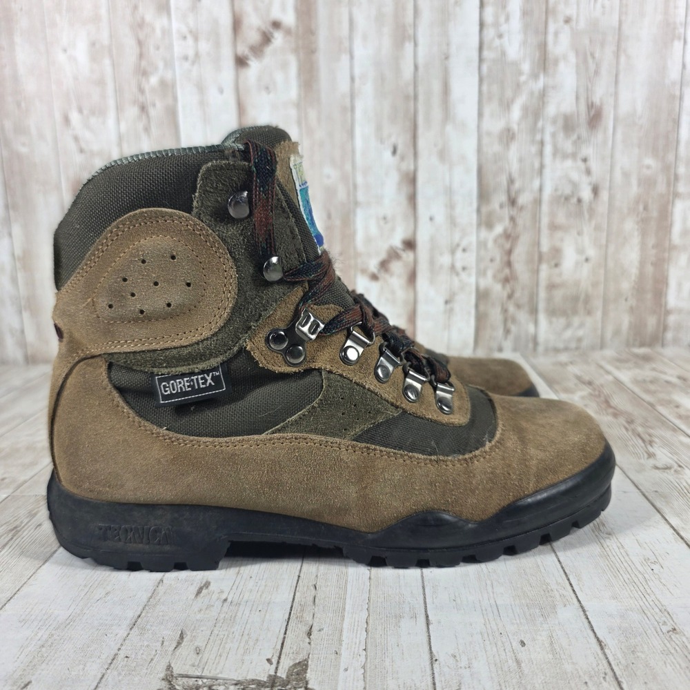 Tecnica Trekking Tuscany Gore-Tex Hiking Boots Brown Suede Womens‎ 8 NO53201